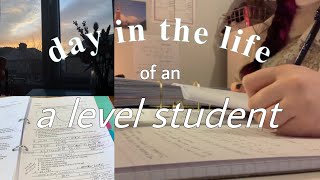 Day in the Life at Sixth Form College  A Levels studying and realistic productivity 📚🎧🌺 [upl. by Yrek989]