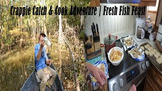 Crappie Catch amp Cook Adventure  Fresh Fish Feast [upl. by Salta]