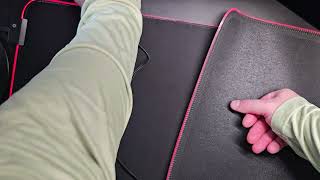 EASEMO Gaming Mouse Pad RGB Mouse Mat XXL Large 900 x 400 x 4 mm  Unboxing [upl. by Burdett]