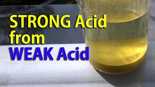 Make SULFURIC acid from WEAK oxalic acid with the SUN [upl. by Edvard]