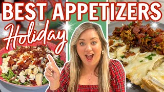 BEST HOLIDAY APPETIZERS 2024  MUST TRY PARTY FOOD  YOU WONT BELIEVE HOW INCREDIBLE THESE ARE [upl. by Dressel497]