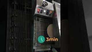 baking pizza base in impinger conveyor pizza oven Contact 9266606060 [upl. by Nosoj]