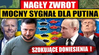 NAGŁY ZWROT  MOCNY SYGNAŁ DLA PUTINA [upl. by Gerianne721]