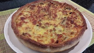 Quiche de Frango  Rápida e Saborosa [upl. by Ellehsyt]