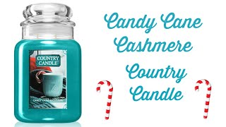 Country Candle Review Candy Cane Cashmere by Kringle Candle [upl. by Jackie978]