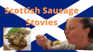 Scottish Sausage Stovies WW2 Recipe Frugal Bake [upl. by Aiekram82]