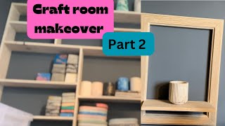 Craft Room Makeover DIY Organization amp Storage Ideas  Craft Space Transformation [upl. by Veedis]