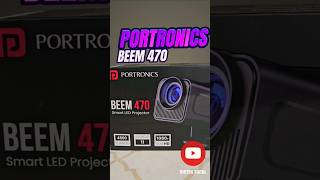 PORTRONICS BEEM 470 SMART LED PROJECTOR audiotrending projector portronics music bluetooth [upl. by Kannry]