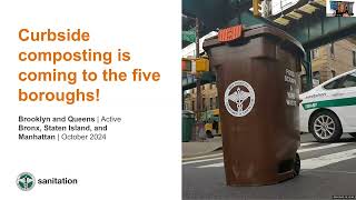 NYC Curbside Composting Coming To The 5 Boroughs amp Roosevelt Island  DSNYs Jessica Tisch Explains [upl. by Jori585]