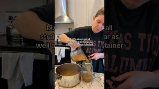 chicken broth🍲 homemaker homemade homemadefood vegetablegarden slowliving diy cooking food [upl. by Seaden281]