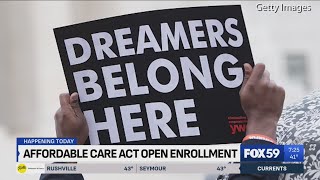 Affordable Care Act opens enrollment DACA recipients can apply for first time [upl. by Sinclair447]