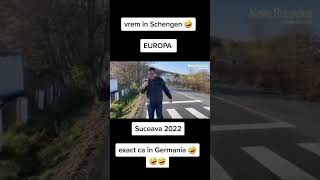 CA ÎN GERMANIA 😂🇷🇴 romania autostrada diaspora news respect funny viralvideo [upl. by Orgalim]