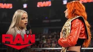 Nia Jax wants a match against Becky Lynch or Liv Morgan Raw highlights April 29 2024 [upl. by Haerr]