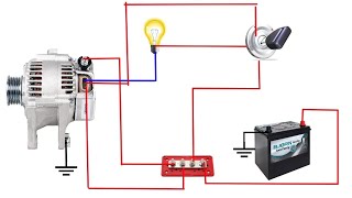 3 Pin Alternator Wiring Diagram  How to Find Ignition In 3 Pin Alternator  3 Pin Denso [upl. by Aniez]