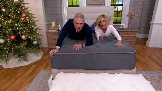 Tommie Copper 13quot Ultima Hybrid Mattress on QVC [upl. by Sidalg]