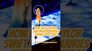 How Does Taylor Swift Avoid Injuries During Her Stage Dive Performancetaylorswift celebrity [upl. by Soutor532]