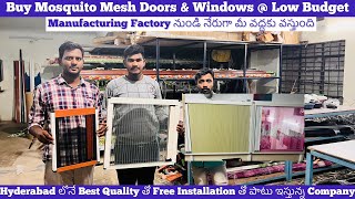 Buy Pleated Mosquito Nets At Low Budget Windows Doors Mesh Screens Manufacturer Hyderabad Shopping [upl. by Bridgette]