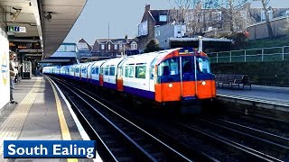 South Ealing  Piccadilly line  London Underground  1973 Tube Stock [upl. by Gerrie]