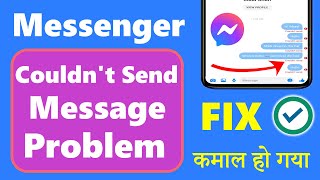 SOLVED Messenger Couldnt Send the Message Problem [upl. by Enovahs]