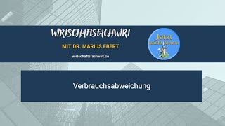 Verbrauchsabweichung  WirtschaftsfachwirtIHK [upl. by Eitak]