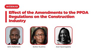 Effect of the PPDA Amendments on the construction industry video [upl. by Keller267]