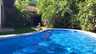 Splish Splash Kids Swimming Time Lapse Video in Costa Rica [upl. by Haveman]