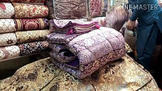 Bedsheet shopping  Faisal Cloth MarketRaja Bazaar Rawalpindi  Wedding shopping in Raja Bazar [upl. by Brenk395]