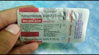 Hcqs 200mg Tablet  Hydroxychloroquine 200mg Tablet  Hcqs 200mg Tablet use Side effect Review Hindi [upl. by Ainotahs513]