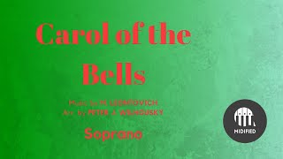 Carol of the Bells  M Leontovich Soprano [upl. by Aerdnaeel]