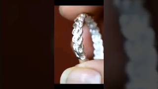 making process of beautiful silver chain ring [upl. by Andersen]