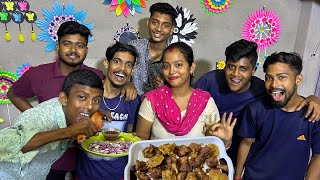 Funny Chicken pakora Eating Challenge l Bottle Flip Challenge Day 2 🤣🤣🤣 l Bottle Flip [upl. by Allehcim76]