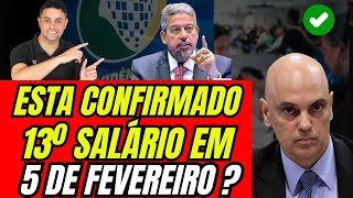 💬 ESTA CONFIRMADO 13 SALÁRIO dos APOSENTADOS com AUMENTO de SALÁRIO em 5 de FEVEREIRO 2024 [upl. by Tsai]