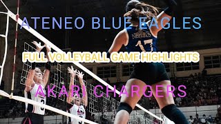 Ateneo Blue Eagles VS Akari Chargers Full Volleyball Highlights Live in ILOILO CITY [upl. by Carlene]