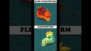 Rare Fleechwurm and common Fleechwurm Wublins  My Singing Monsters [upl. by Deyes]