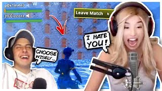 Pokimane RAGE QUITS Cizzorz NEW Death Maze IMPOSSIBLE [upl. by Neelhsa]