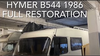 Hymer B544  Hymer full interior restoration All new equipment installed [upl. by Anilem]