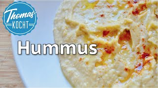 Hummus selber machen  gesund schnell und einfach [upl. by Yerffoej91]