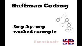 Huffman coding stepbystep example [upl. by Chretien]