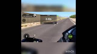 Yamaha FZ09 MT09 14 mile acceleration [upl. by Benton]