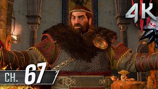 The Witcher 3 Wild Hunt 4K60fps 100 Death March Part 67  King is Dead Long Live the King [upl. by Ganley]