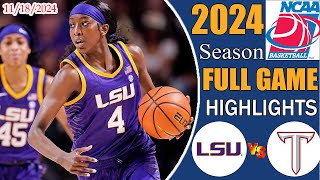 Troy vs LSU  FINAL GAME  Nov 182024  College Womens basketball 2024  LSU basketball [upl. by Alden]