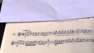 Violin Grade 4 Sight Reading No 19 Leggiero [upl. by Haeel]