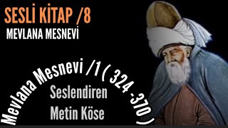 SESLİ KİTAP  Mesnevi  1 Cilt  324  370 Mevlana Celaleddin Rumi  Seslendiren Metin Köse [upl. by Adlesirk23]