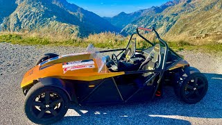 Kyburz eRod 100  electric street legal pure fun to drive race car Extreme cornering speeds [upl. by Airitak641]