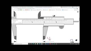 Vernier en pulgadas como leer las medidas 116 132 164 1128 [upl. by Frodeen]