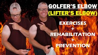 E3 Rehab and Jeremy Ethier Exercises for Golfers Elbow [upl. by Adnoryt]