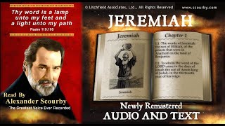 24  Book of Jeremiah  Read by Alexander Scourby  AUDIO amp TEXT  FREE on YouTube  GOD IS LOVE [upl. by Adyahs70]