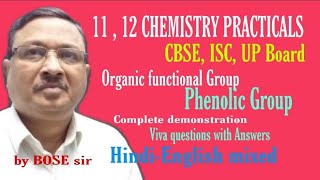 Test of Phenolic functional Group [upl. by Cirre]