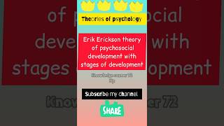 Erik Erickson theory of psychosocial developmentstages of developmenthandwrittennotesviralvideo [upl. by Allimac315]