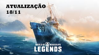 ATUALIZAÇÃO  1811 COMENTADA  WORLD OF WARSHIPS LEGENDS XBOX SERIES [upl. by Kalmick]